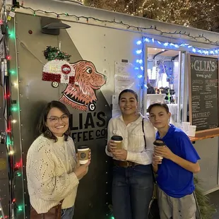 Happy customers.