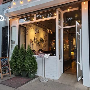 Front of the restaurant