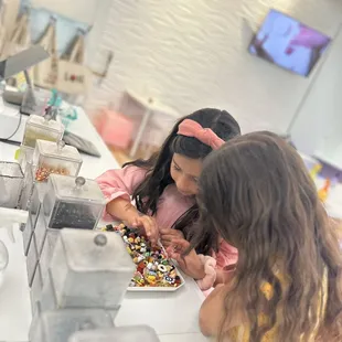 Picking the charms!