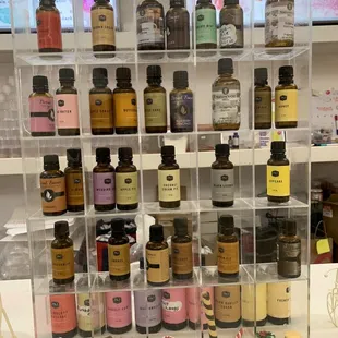 scents to choose from