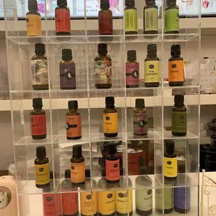 scents to choose from