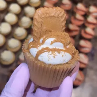 Biscoff cupcake