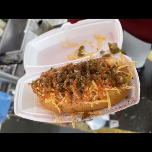 Dougies Bacon Wrapped Glizzy . Named after my father who got to see GLIZZYS be created but never got a chance to see us in action.