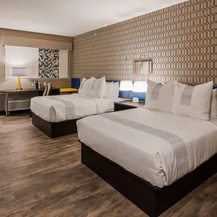 Guest Room with Two Queen Beds