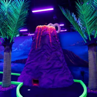 Golf Course  @ GLO Mini Golf - San Bernardino