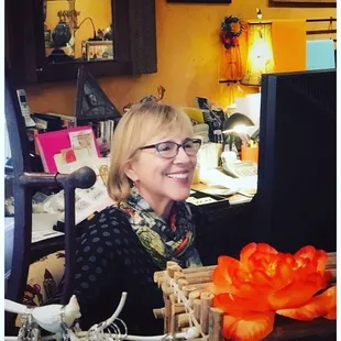 Store Owner Adrienne, originally from NYC, has successfully run her gallery in Patagonia for 24 years