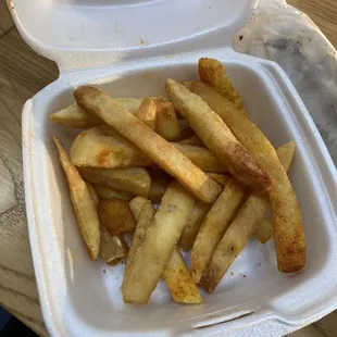 Fries that coke w/ sandwich
