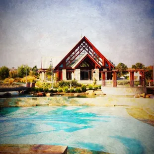 The church "campus" surrounding Global Cafe