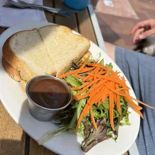 Havana Chicken Sandwich with Salad