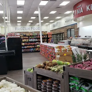 a variety of fruits and vegetables