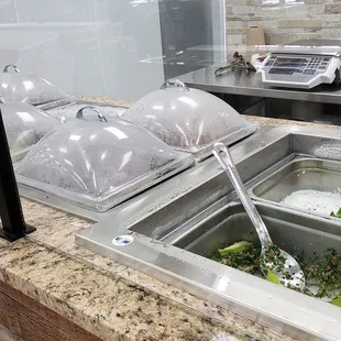 a variety of food items