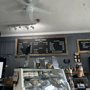 Inside of coffee shop