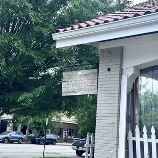 Outside of coffee shop