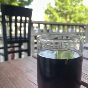 They offer a red wine and a white wine, plus two beers on draft and several canned options.