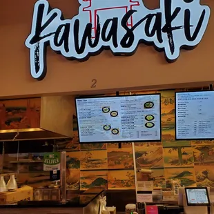 Kawasaki in the food court