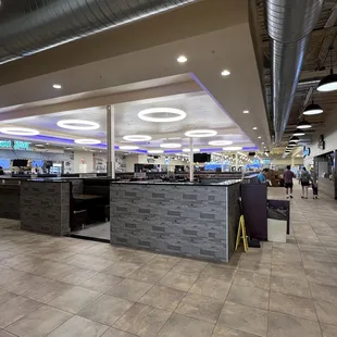 the interior of a restaurant