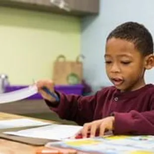 Children choose their own work, and in so doing develop a love of learning.