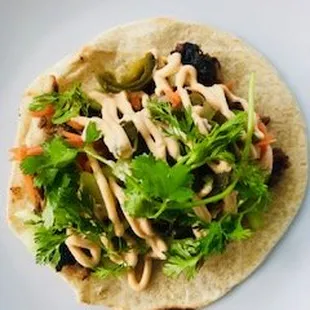 Asian BBQ Pork Belly Taco