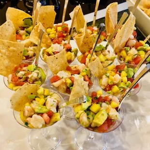 Shrimp &amp; Mango Ceviche Cocktails