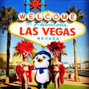 Penny's first Vegas trip!