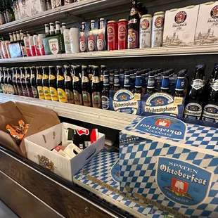 Amazing selection of German beer.
