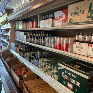 Huge beer selection.