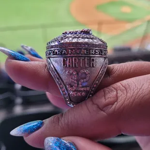 Got my replica champion ship series ring