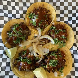 Taco Tuesday street tacos for $1.50 each