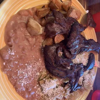 Chilaquiles with Cecina