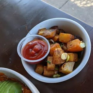 Side of breakfast potatoes