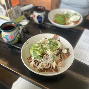 Mole chilaquiles