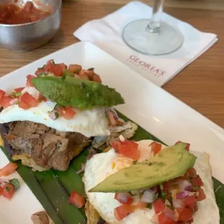 Brisket Tostones Stack