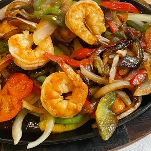 Shrimp Fajitas
