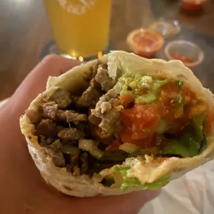 Carne asada burrito