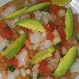 Shrimp Tostada