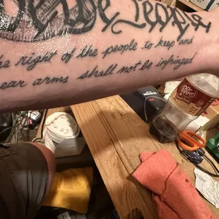 We The People tattoo