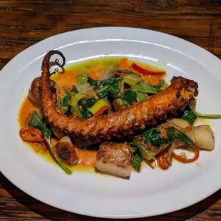 Charred octopus