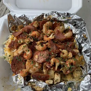 Seafood Loaded Potato $22.95