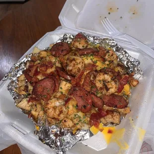 Seafood Loaded Potato