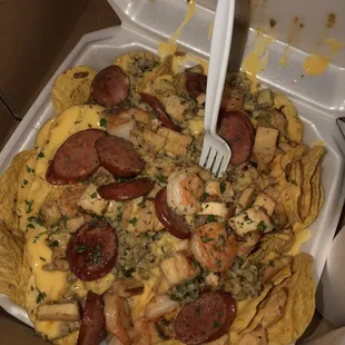 nachos, food