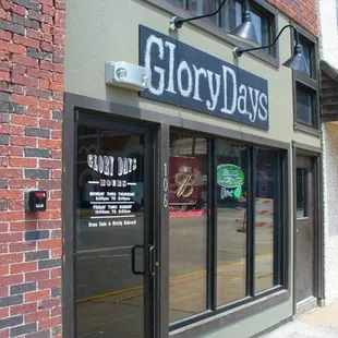 the front of the store