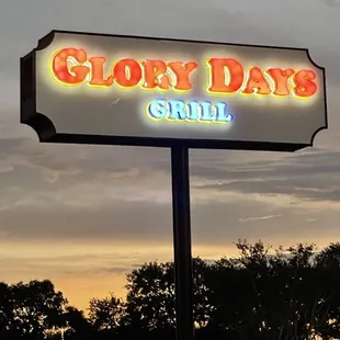 Glory days sign on cypress gardens boulevard across from legoland in front of bealls
