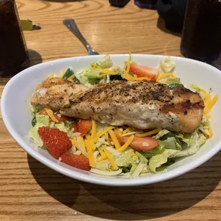 Strawberry Salmon Salad