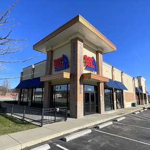 Restaurant Exterior and Patio Area