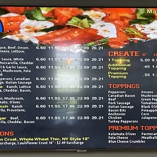 Menu Board (1 of 3)