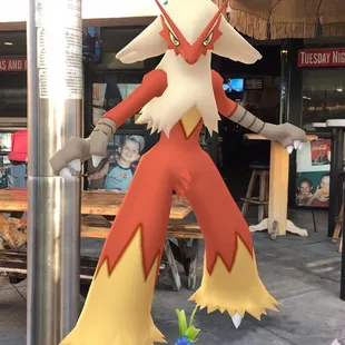 a statue of a pokemon