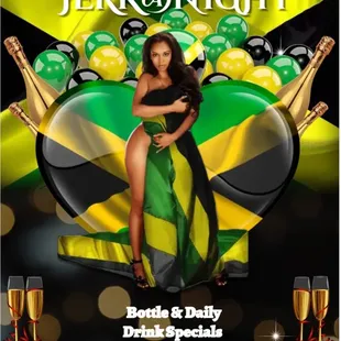 GLORY LOUNGE 
             X
    JERK@NITE
-Amazing hookah
-Best Caribbean food in DC
-Bottle services
-Full bar 
-VIP sections