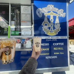 Cala azota boba  and pumpkin chi