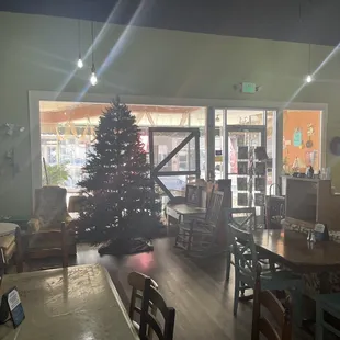 View from side bar