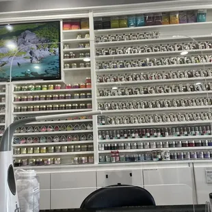 Color selection.